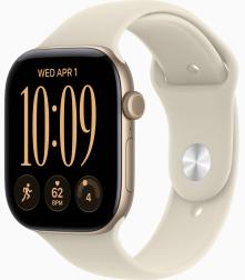 Apple Watch Series 12 46mm Light Gold Aluminum Case with Sport Band Sand
