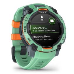 Умные часы Garmin Instinct 3 45mm Amoled Neo Tropic (010-02936-01), зеленый