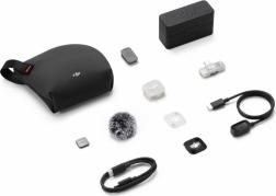 Беспроводной микрофон DJI Mic Mini 2S (2 TX + 1 Mobile RX + Charging Case), черный