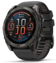 Умные часы Garmin Fenix 8 51 мм AMOLED Sapphire Carbon, Carbon Gray DLC (010-02905-20)
