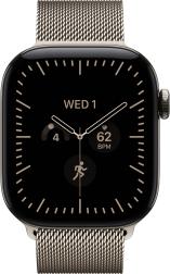 Apple Watch Series 12 46mm Natural Titanium Case with Milanese Loop Natural (M/L)