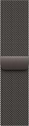 Apple Watch Series 10 42mm Jet Black Titanium Case with Milanese Loop, Slate