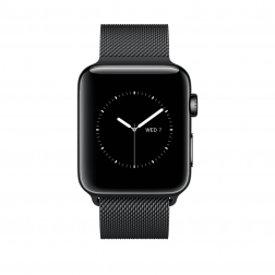 Apple Watch Series 2 42mm Space Black Stainless Steel Case with Space Black Milanese Loop