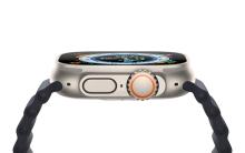 Apple Watch Ultra 2 (2024) 49mm Black Titanium Case with Navy Alpine Loop Medium