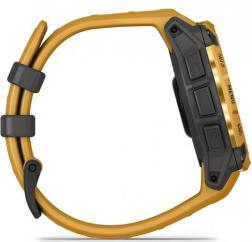 Умные часы Garmin Instinct 3 45mm Solar, Sunburst with Sunburst/Gray Silicone (010-02934-42) HK