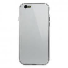 Чехол для iPhone 7/8 Magnet glass case (Белый)