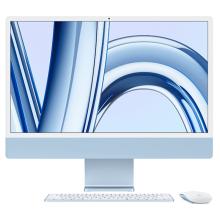Apple iMac 24" Retina 4,5K, M3 (8C CPU, 10C GPU, 2023), 8 ГБ, 256 ГБ SSD, синий