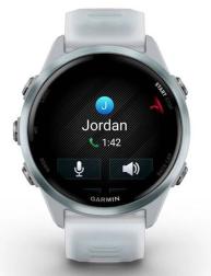 Смарт-часы Garmin Forerunner 570 42mm, Steinweiss/Cloud Blue Aluminium (010-02970-01)