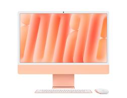 Моноблок Apple iMac 24 Retina 4,5K (M4, 10C CPU/10C GPU, 2024), 16 Гб, 256 Гб SSD, оранжевый