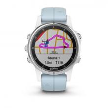 Смарт Часы Garmin Fenix 5S Plus White / Blue Band