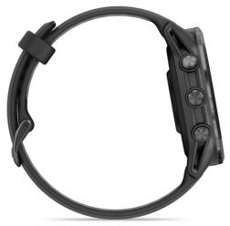 Смарт-часы Garmin Forerunner 970 Carbon Gray DLC Titanium with Black Case and Black/Translucent Whitestone Band (010-02969-00)