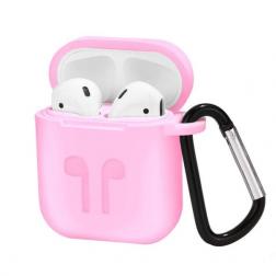 Силиконовый чехол Silicon Case для AirPods (Розовый)