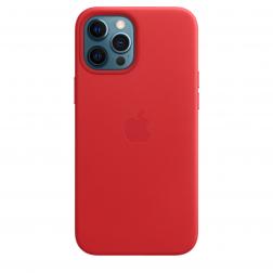 Кожаный чехол MagSafe для iPhone 12 Pro Max, (PRODUCT)RED