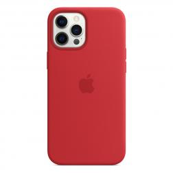 Силиконовый чехол MagSafe для iPhone 12 Pro Max, красный цвет (PRODUCT)RED