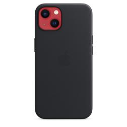 Кожаный чехол MagSafe для iPhone 13 mini, цвет «тёмная ночь»