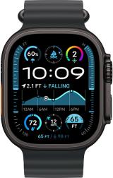 Apple Watch Ultra 2 (2024) 49mm Black Titanium Case with Black Ocean Band