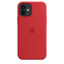 Силиконовый чехол MagSafe для iPhone 12 и iPhone 12 Pro, красный цвет (PRODUCT)RED