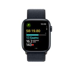 Умные часы Apple Watch SE 2023 GPS 44mm Midnight Aluminium Case with Midnight Sport Loop (MREA3)