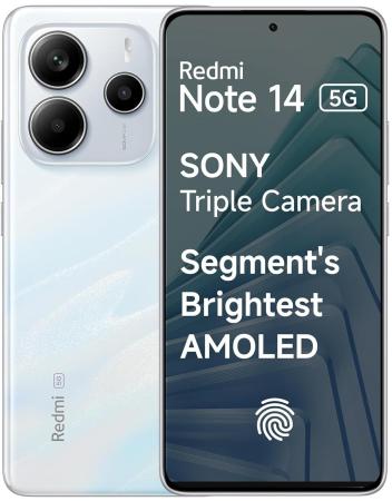 Смартфон Xiaomi Redmi Note 14 5G 8/256 Гб, белый (Mystique White)