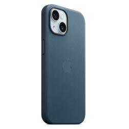 Чехол для iPhone 15 FineWoven Pacific Blue