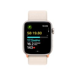 Умные часы Apple Watch SE 2023 GPS 40mm Starlight Aluminium Case with Starlight Sport Loop (MR9W3)